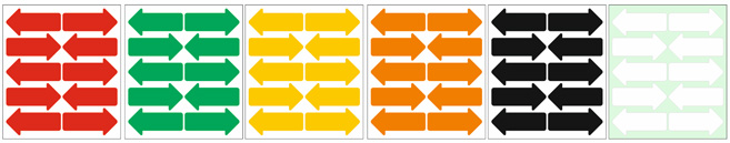 Nooltekleebised. Noolekujulised kleebised