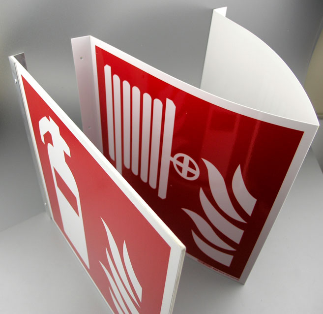 Kahepoolsed ohutusmärgid 30x30cm